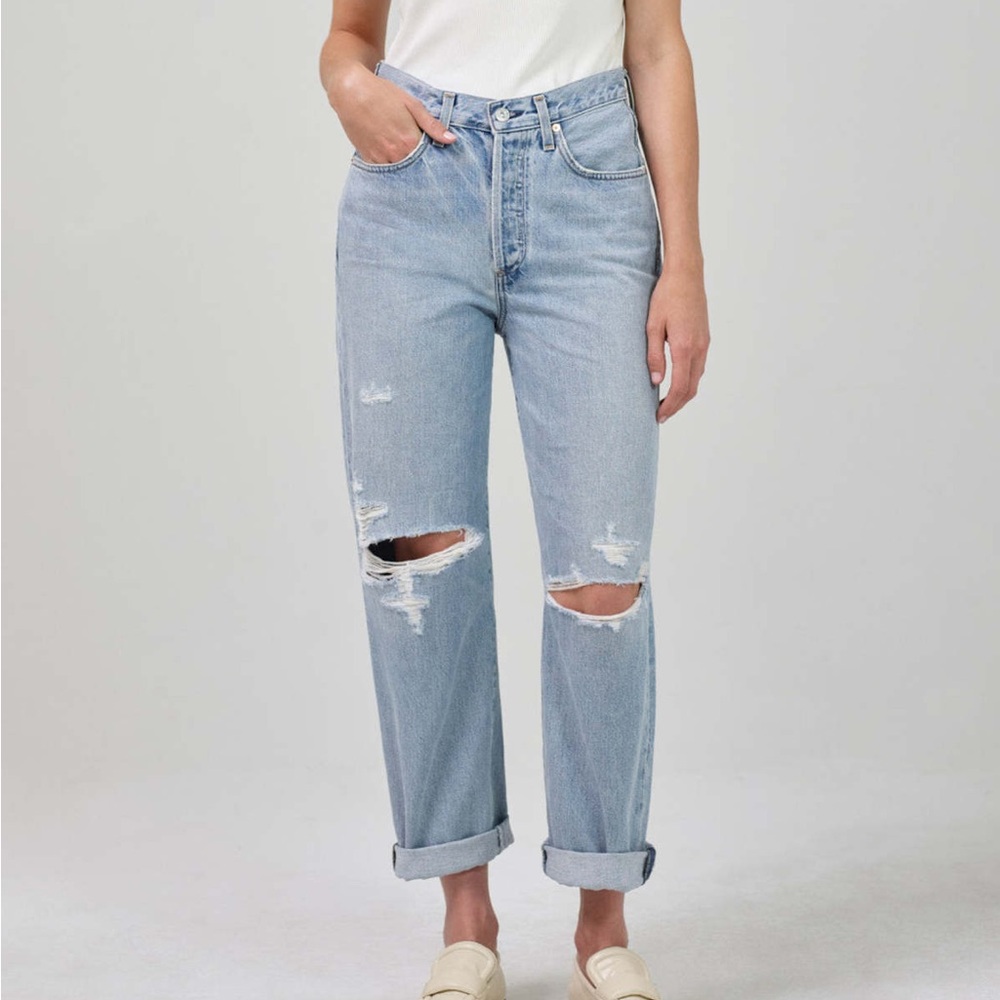 Citizens Of Humanity Dylan High Rise Crop Jeans in Misfit